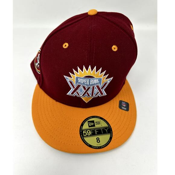 NEW ERA Mens 59FIFTY San Fransisco 49ers NFL Super Bowl XXIX Fitted Hat Size 8 - Picture 1 of 5